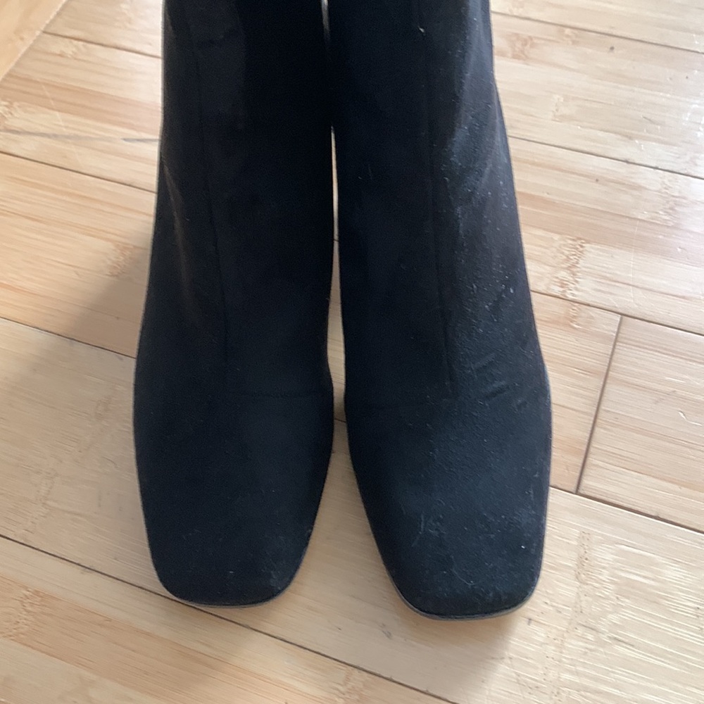 Express 8.5 Square Toe Booties - Picture 2 of 4